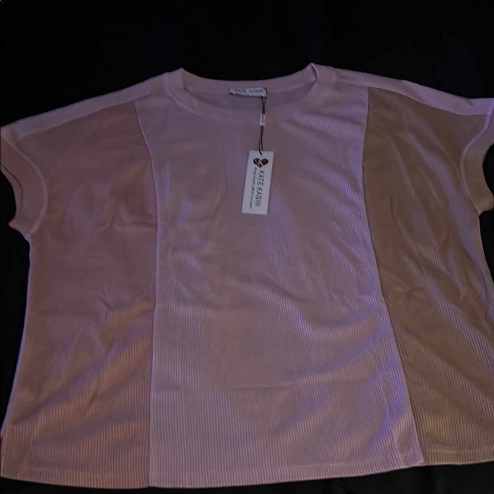 Pink Boxy Cap Sleeve Blouse